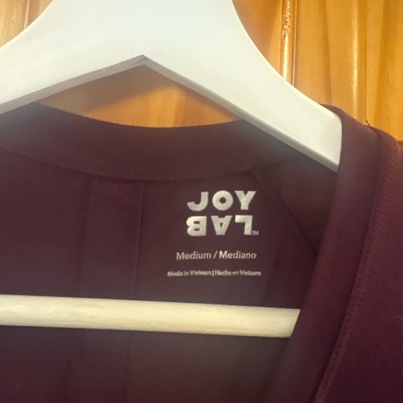 JoyLab Size Medium Purple Athletic Tie-Back T-Shirt - Picture 4 of 5